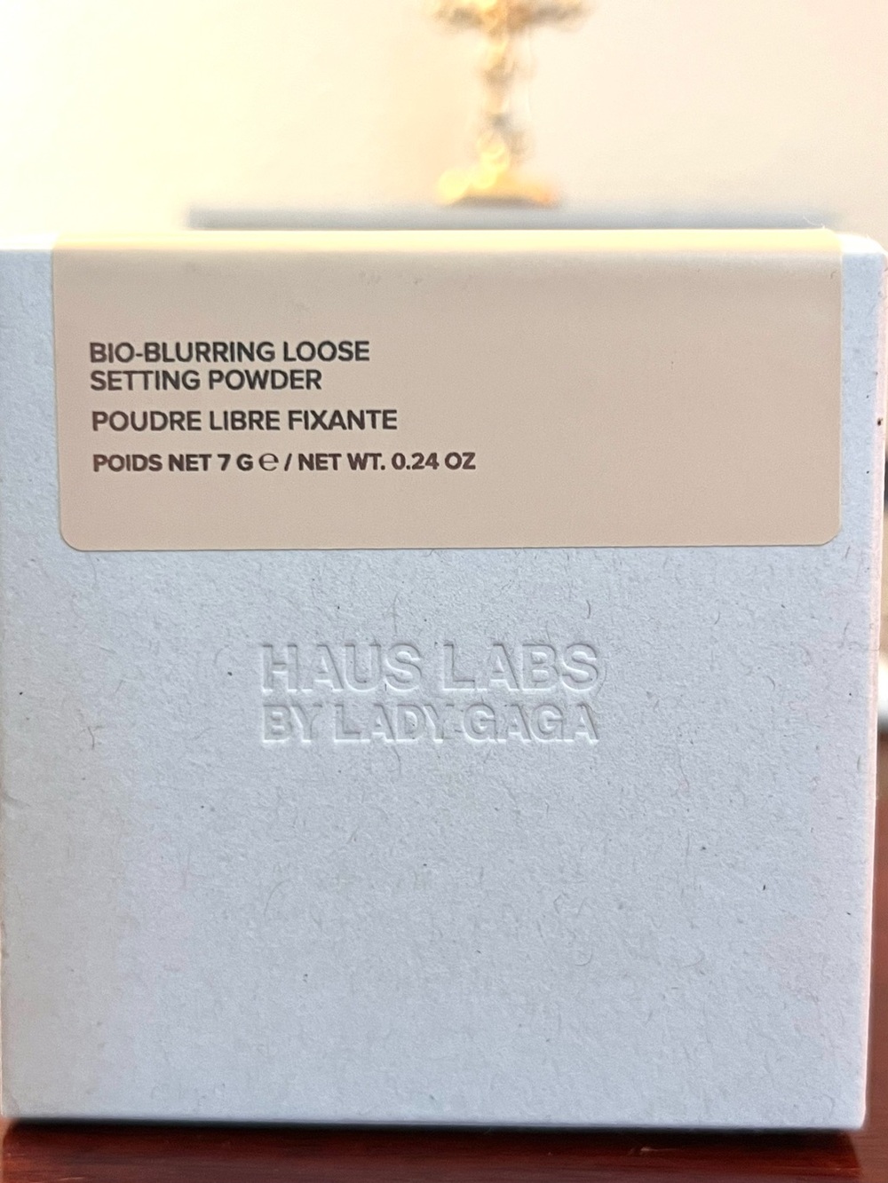 Haus Labs Bio- Blur in Neutral Peach for Medium skin tones Loose setting powder